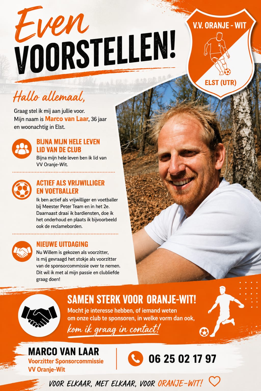 Even voorstellen Marco van Laar