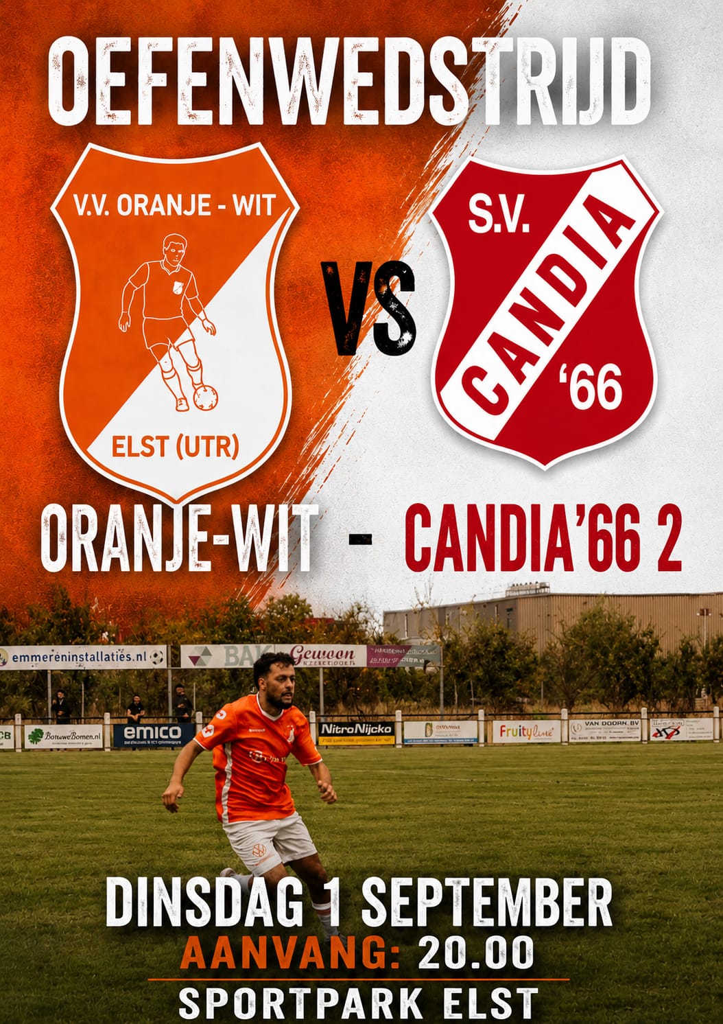 Oranje Wit - Candia 2